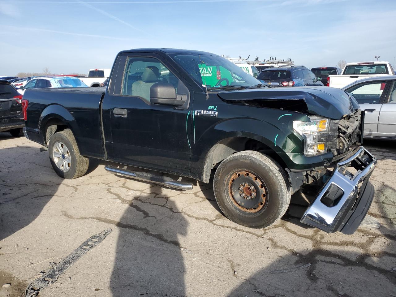 2015 Ford F-150 VIN 1FTMF1C87FFB71471 Copart auction photo, front end / mechanical damage thumbnail 4