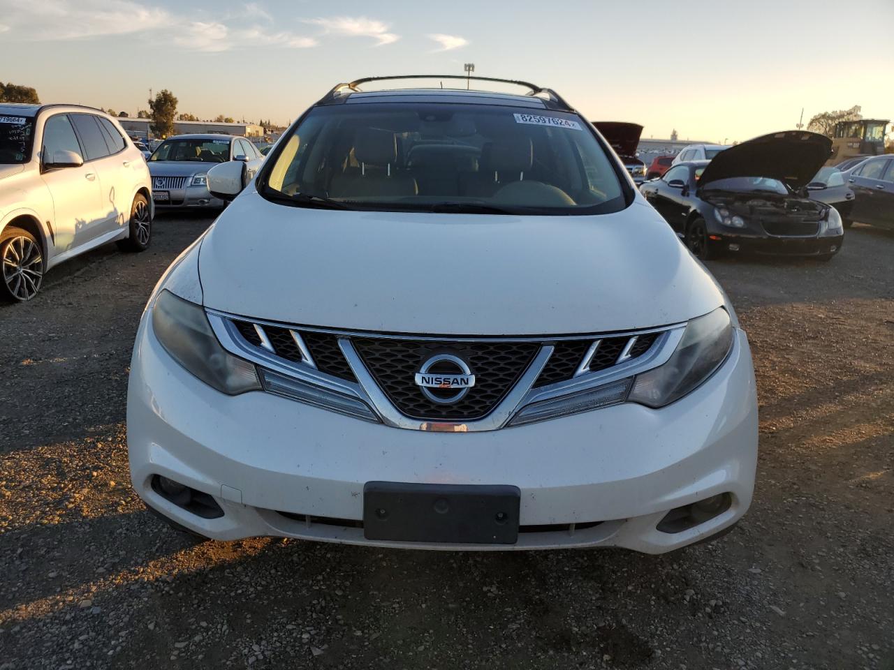 2012 Nissan Murano VIN JN8AZ1MW7CW217968 Copart auction photo, front end damage thumbnail 5