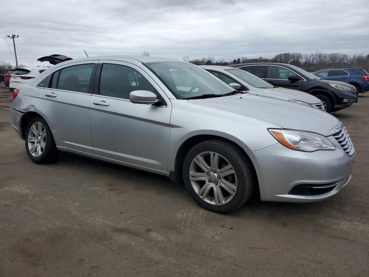 2012 Chrysler 200 VIN 1C3CCBBB3CN129571 Copart auction photo, rear end / undercarriage damage thumbnail 4