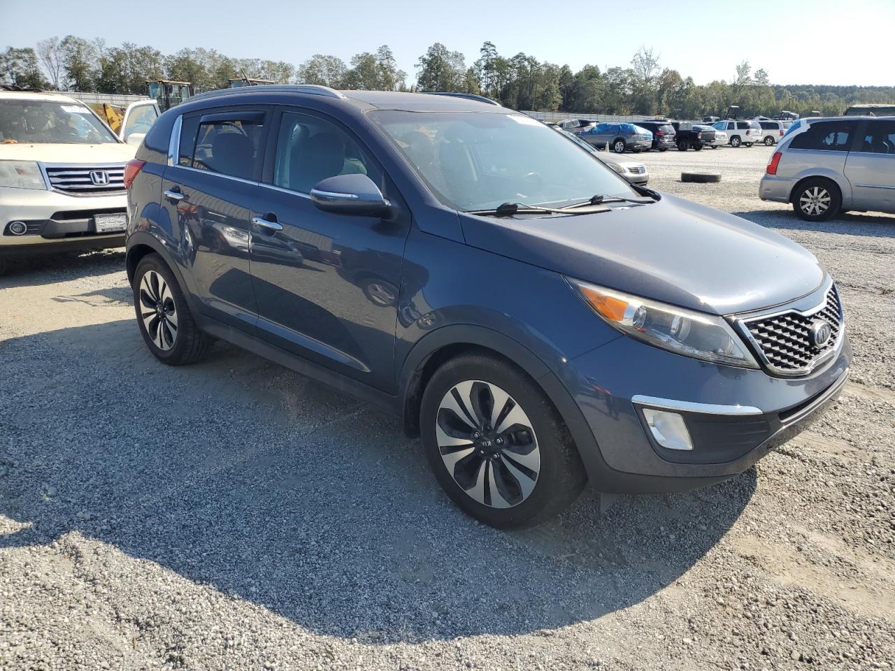 2012 KIA Sportage VIN KNDPC3A62C7172617 Copart auction photo, top/roof damage thumbnail 4