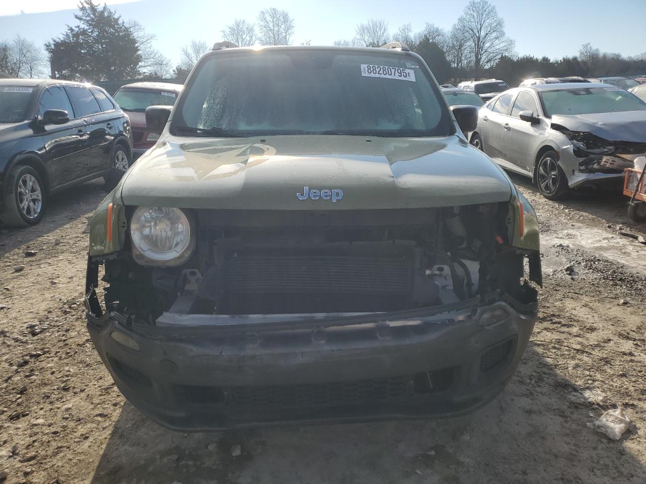2015 Jeep Renegade VIN ZACCJAAT9FPC07675 Copart auction photo, front end damage thumbnail 5