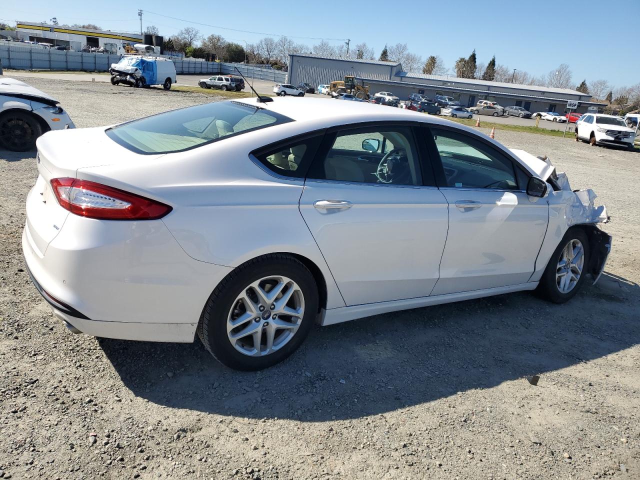 2016 Ford Fusion VIN 3FA6P0H77GR386567 Copart auction photo, front end / side damage thumbnail 3