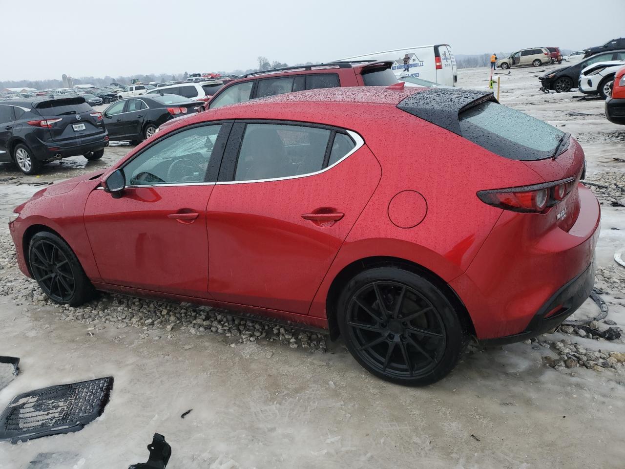 2020 Mazda 3 VIN JM1BPBNM3L1162022 Copart auction photo, front end damage thumbnail 2