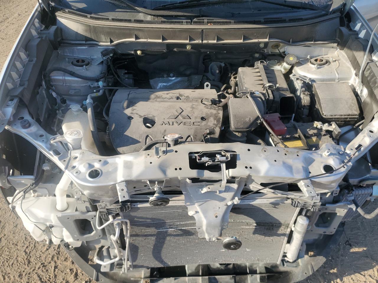 2019 Mitsubishi Outlander VIN JA4AP4AW9KU000546 Copart auction photo, front end damage thumbnail 12
