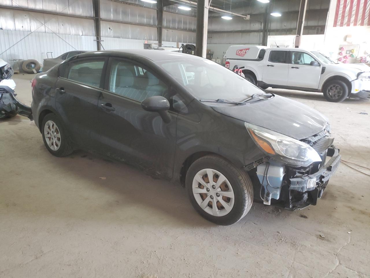 2017 KIA Rio VIN KNADM4A32H6005535 Copart auction photo, front end / hail damage thumbnail 4