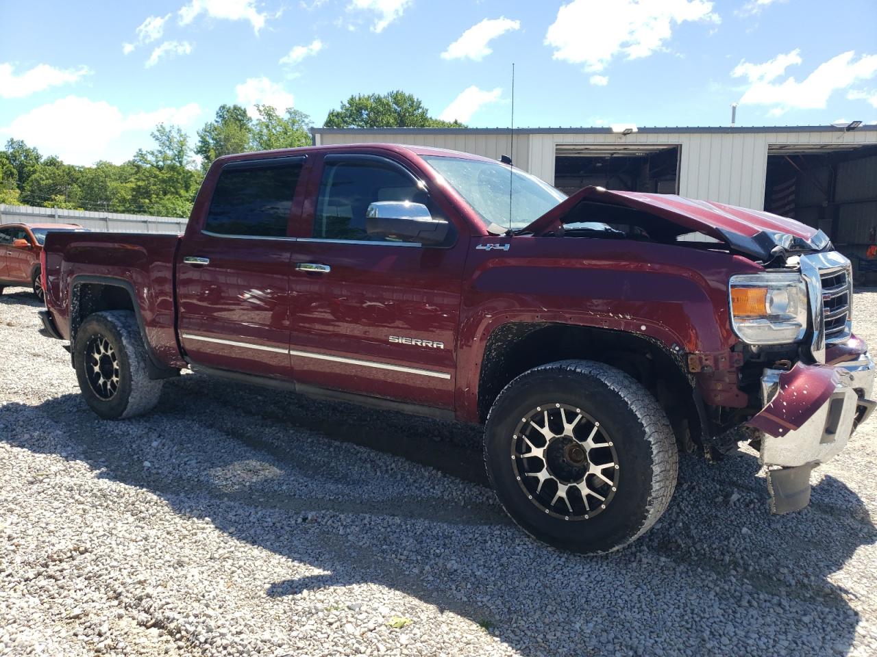 2014 GMC Sierra VIN 3GTU2VEC9EG447845 Copart auction photo, front end / rear end damage thumbnail 4