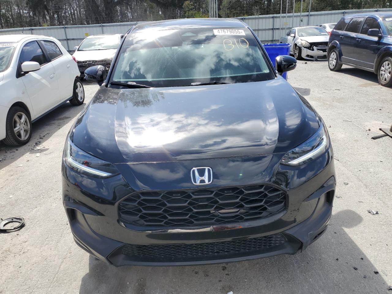 2024 Honda HR-V VIN 3CZRZ1H31RM734619 Copart auction photo, front end / side damage thumbnail 5