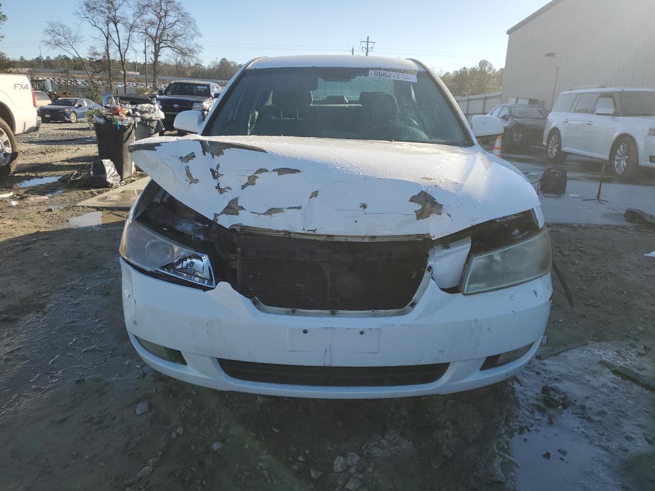 2006 Hyundai Sonata VIN 5NPEU46F46H071839 Copart auction photo, front end damage thumbnail 5