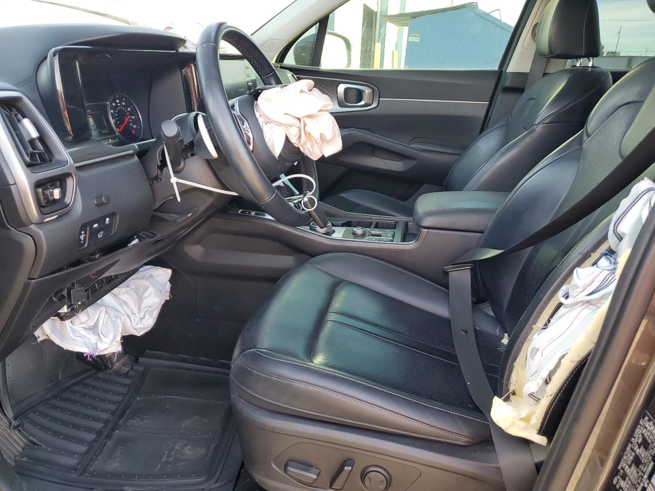 2021 KIA Sorento VIN KNDRH4LG0M5018894 Copart auction photo, all over damage thumbnail 7