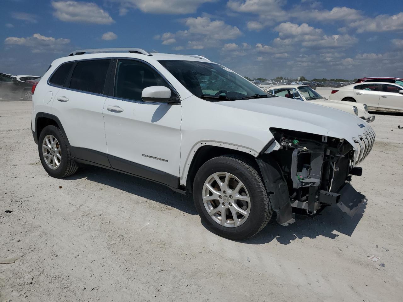 2015 Jeep Grand Cherokee VIN 1C4PJMCB7FW795120 Copart auction photo, front end damage thumbnail 4