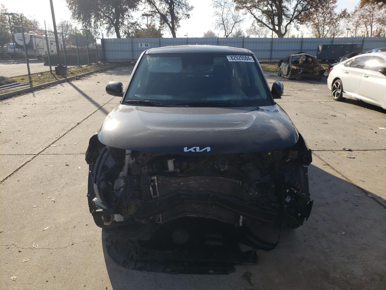 2022 KIA Soul VIN KNDJ23AU5N7182522 Copart auction photo, front end / rear end damage thumbnail 5