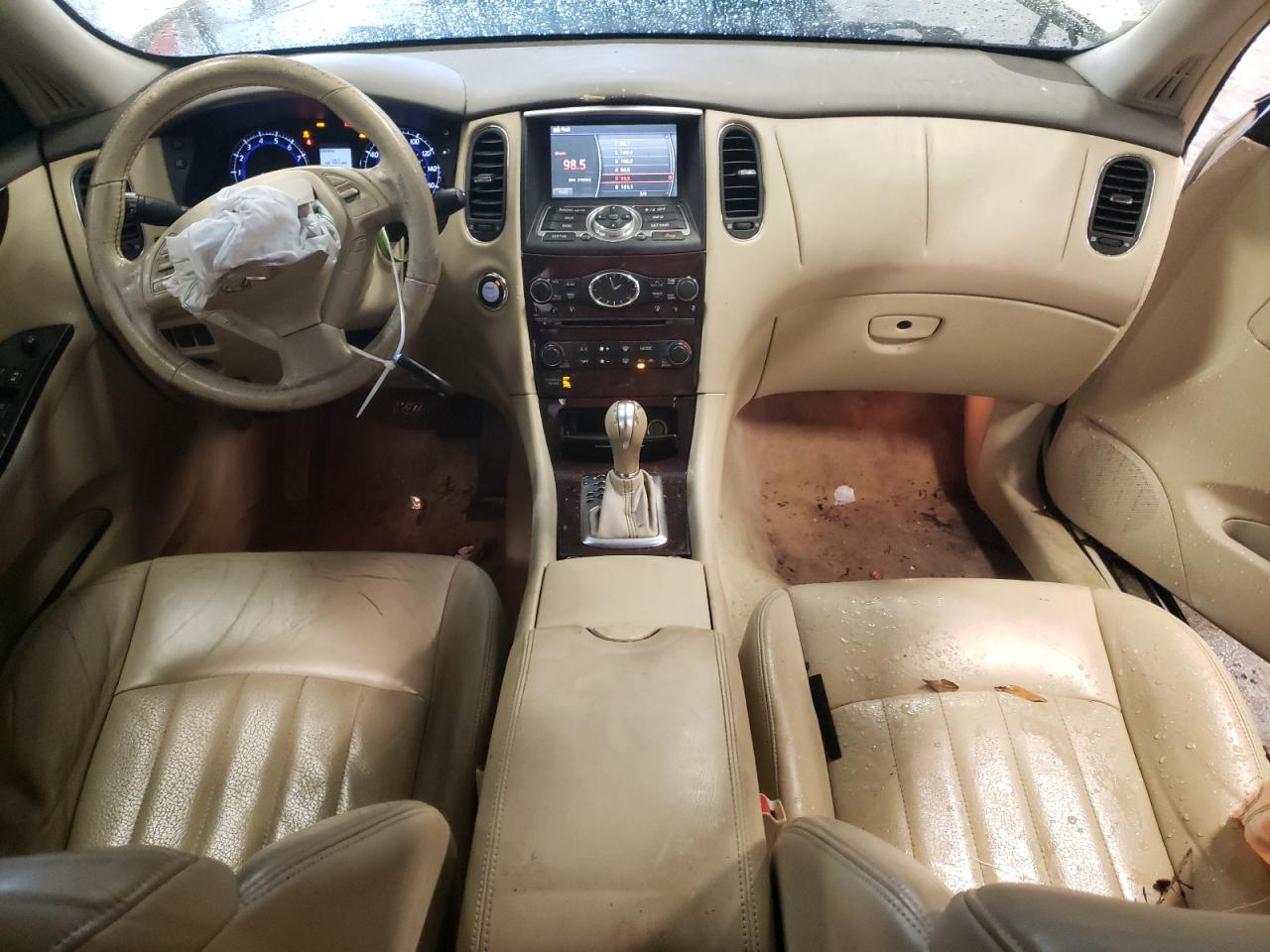 2011 Infiniti EX VIN JN1AJ0HR4BM852189 Copart auction photo, all over / mechanical damage thumbnail 8