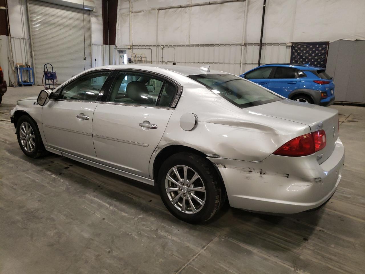 2011 Buick Lucerne VIN 1G4HJ5EMXBU114104 Copart auction photo, front end / all over damage thumbnail 2