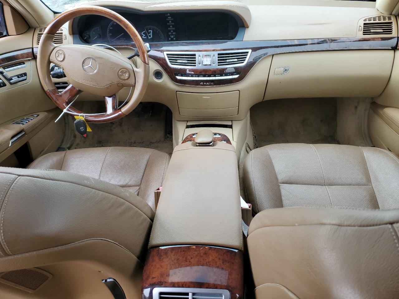 2008 Mercedes-Benz S-klasse VIN WDDNG86X38A237338 Copart auction photo, front end damage thumbnail 8