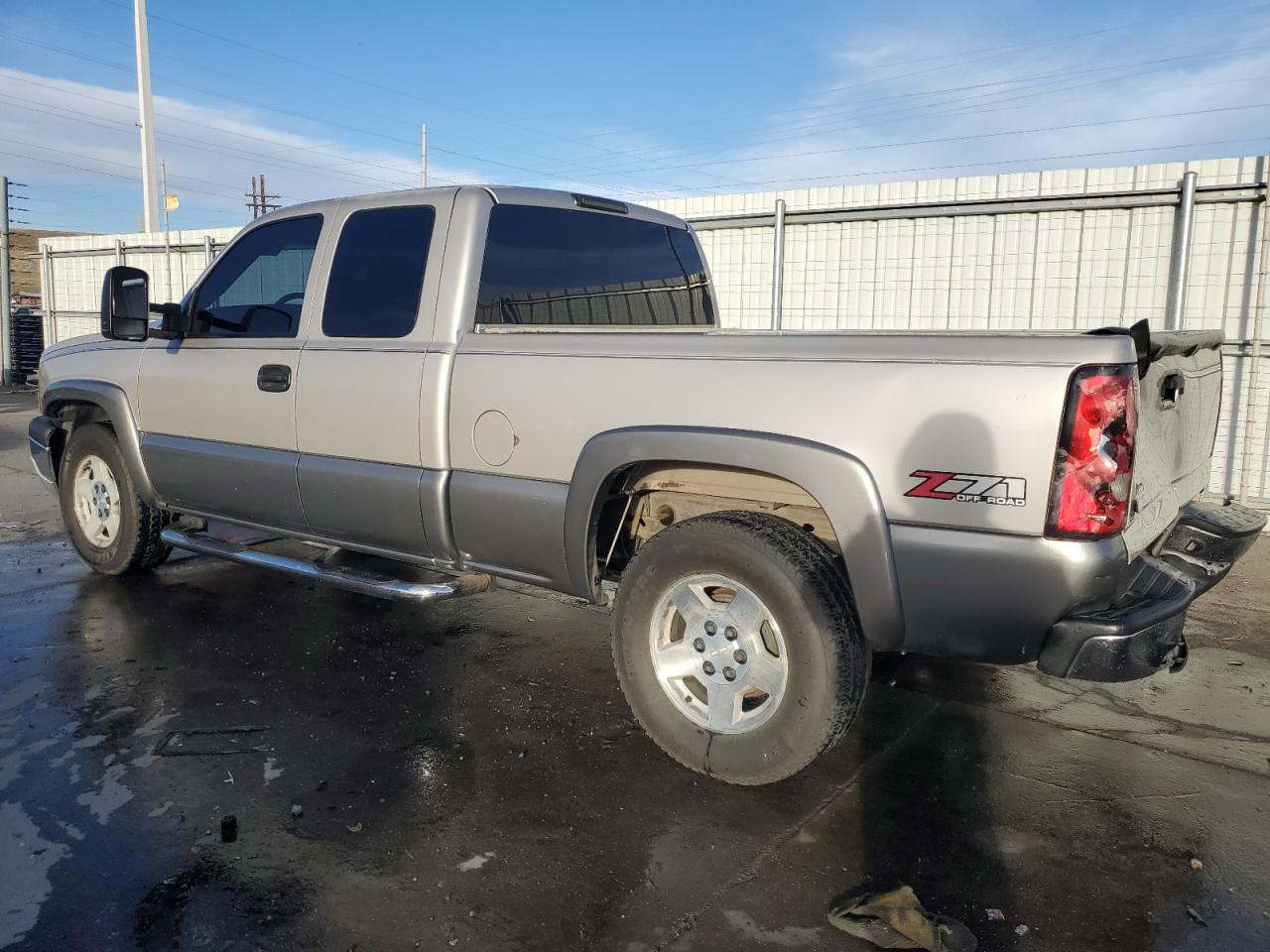 2006 Chevrolet Silverado VIN 1GCEK19B76Z285892 Copart auction photo, rear end / vandalism damage thumbnail 2