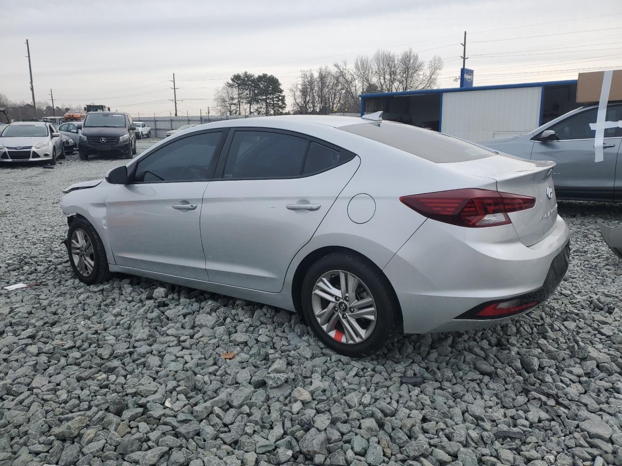 2020 Hyundai Elantra VIN 5NPD84LF5LH512412 Copart auction photo, front end / vandalism damage thumbnail 2