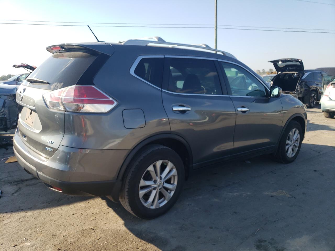 2014 Nissan Rogue VIN 5N1AT2MT8EC792783 Copart auction photo, side damage thumbnail 3