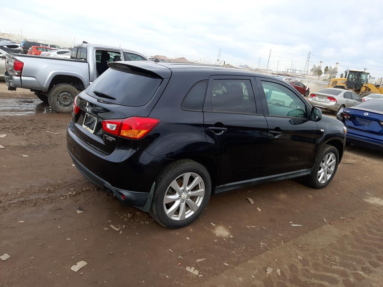 2015 Mitsubishi Outlander VIN 4A4AP3AU6FE041336 Copart auction photo, rear end damage thumbnail 3