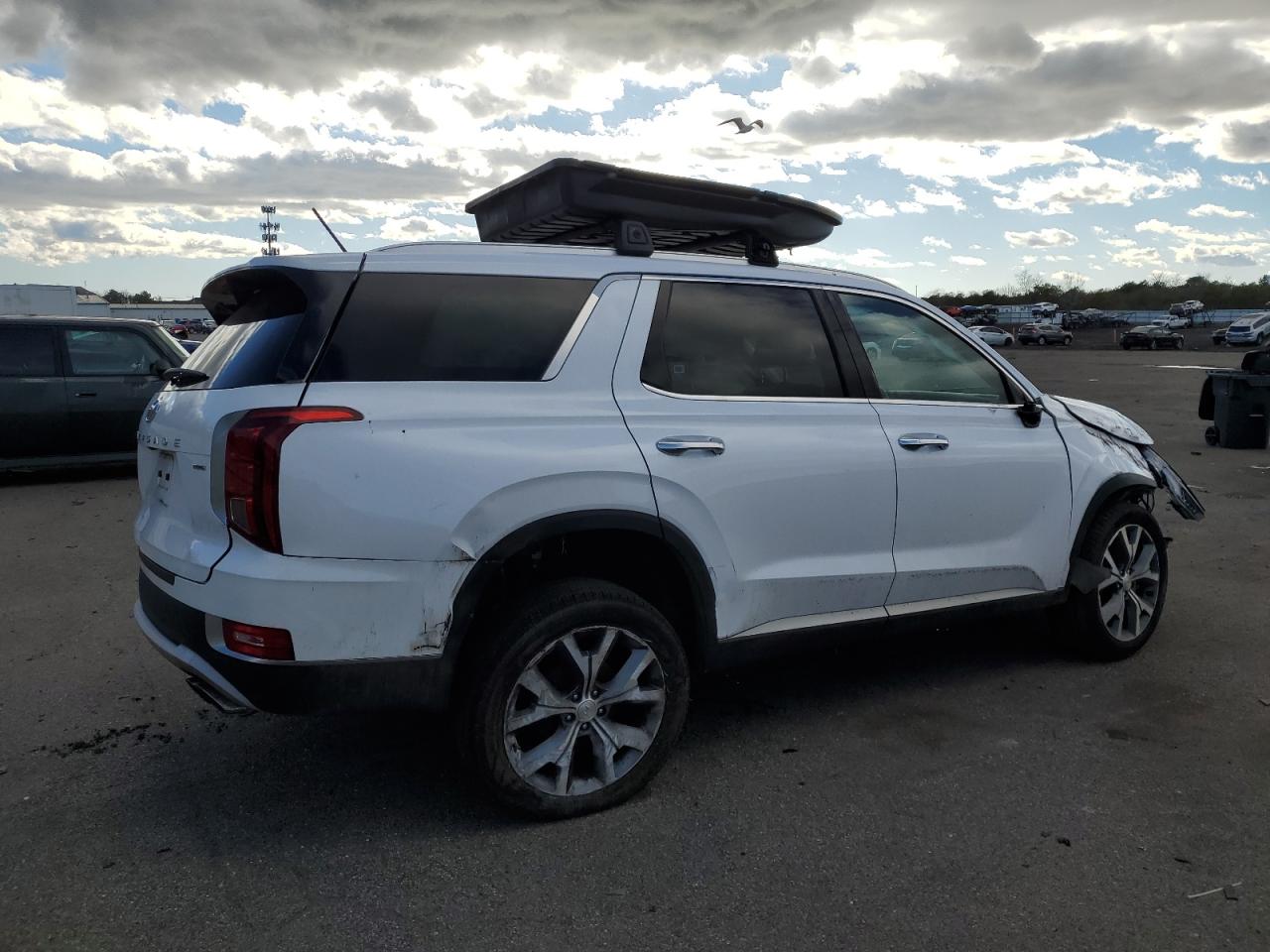 2020 Hyundai Palisade VIN KM8R4DHE2LU151188 Copart auction photo, rollover / front end damage thumbnail 3