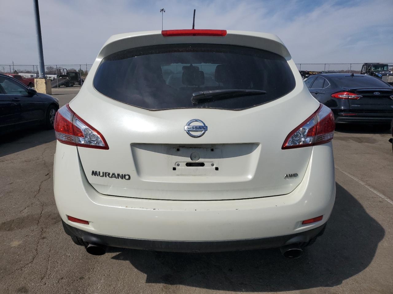 2011 Nissan Murano VIN JN8AZ1MW6BW169314 Copart auction photo, minor dent/scratches damage thumbnail 6
