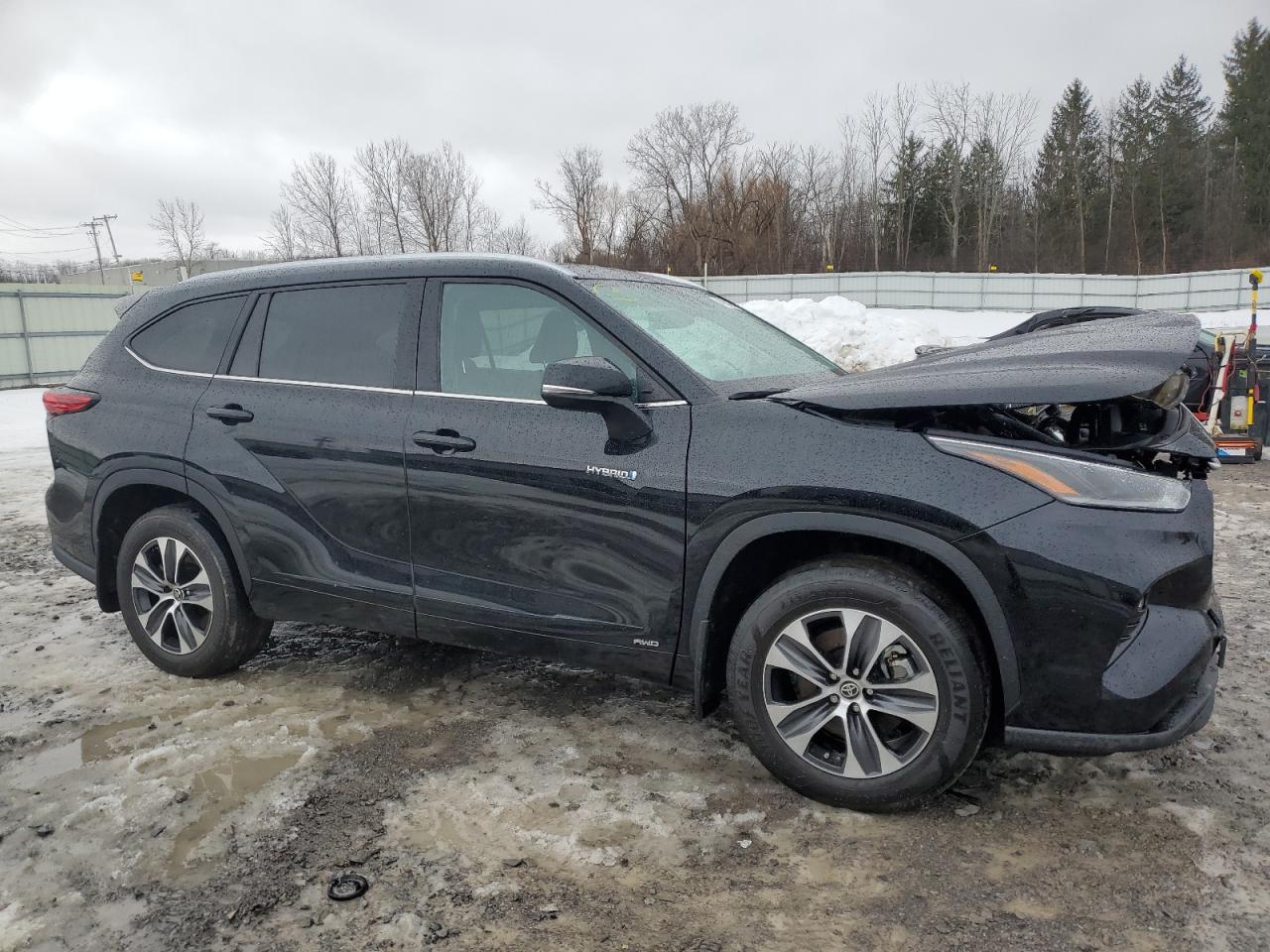 2021 Toyota Highlander VIN 5TDGBRCH5MS534404 Copart auction photo, front end damage thumbnail 4