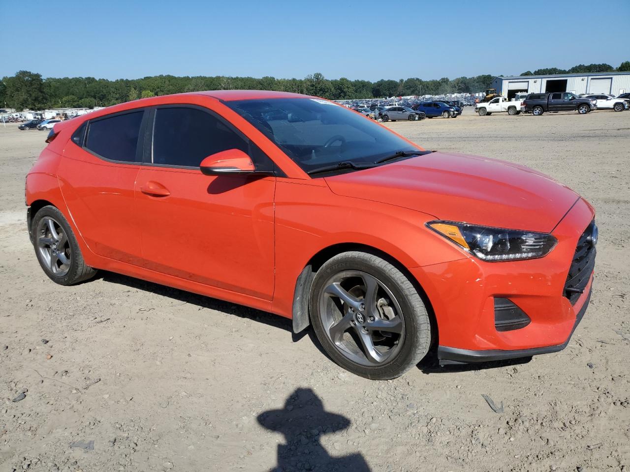 2019 Hyundai Veloster VIN KMHTG6AF1KU010543 Copart auction photo, rear end / minor dent/scratches damage thumbnail 4