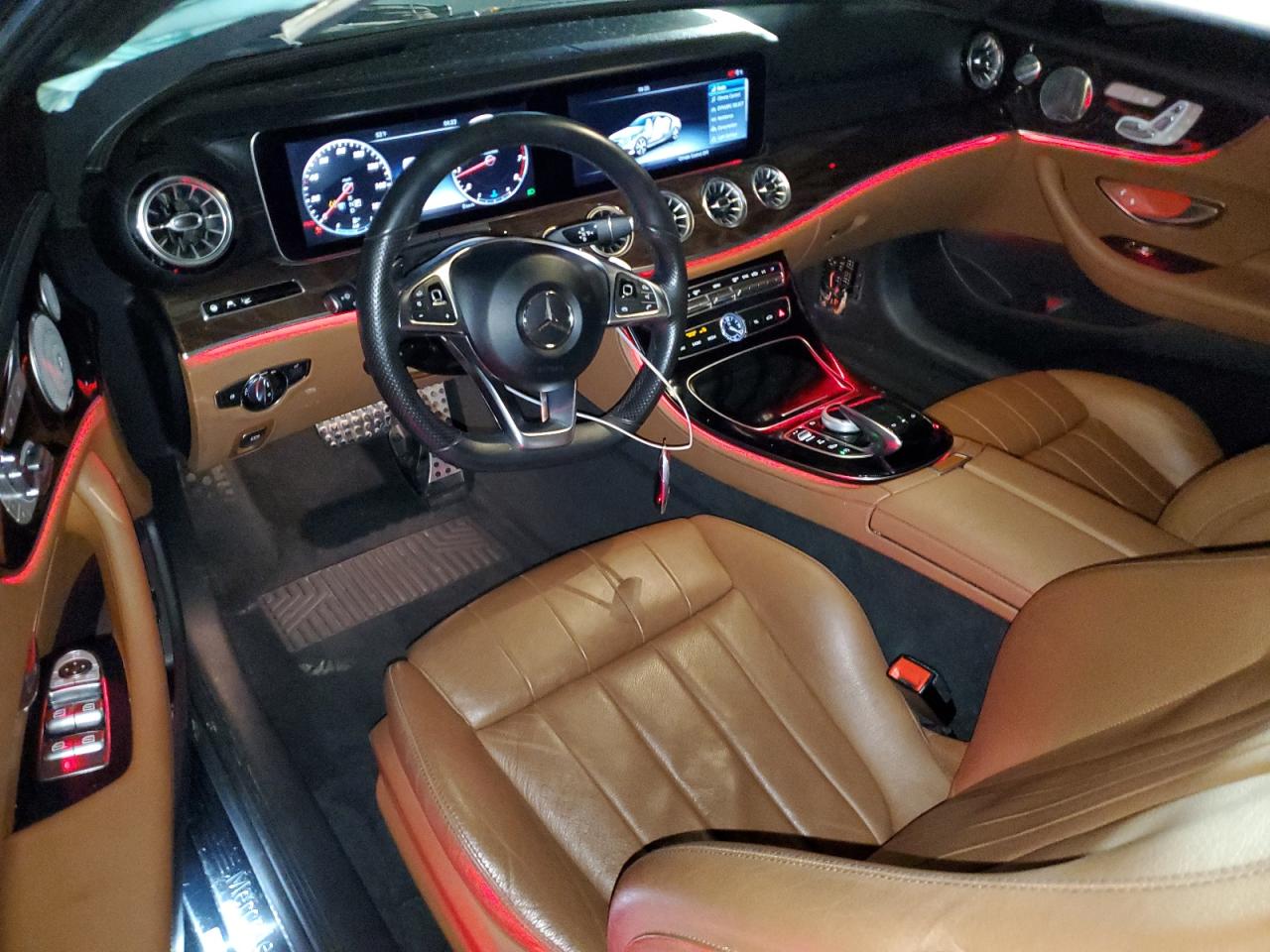 2018 Mercedes-Benz E-klasse VIN WDD1J6FB1JF008156 Copart auction photo, front end / undercarriage damage thumbnail 8