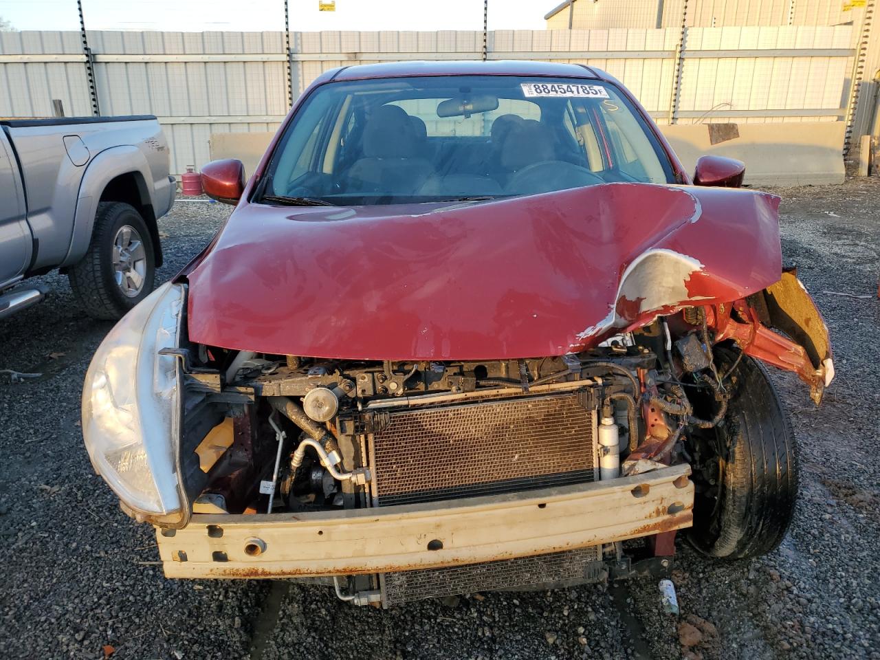 2016 Nissan Versa VIN 3N1CN7AP2GL852367 Copart auction photo, front end / rear end damage thumbnail 5