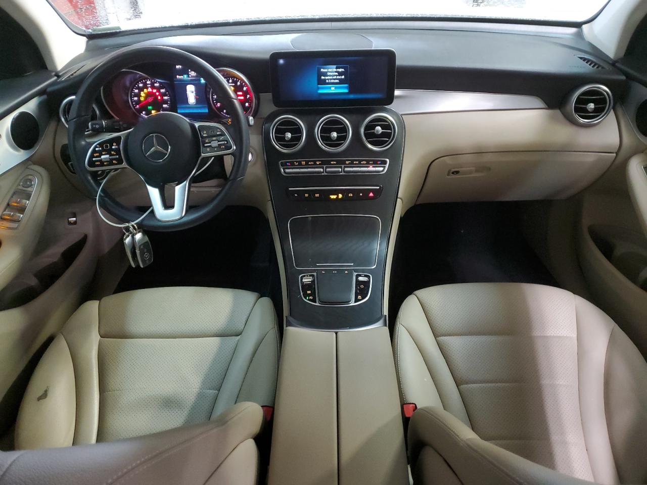 2020 Mercedes-Benz GLC VIN WDC0G8EB6LF698856 Copart auction photo, side damage thumbnail 8