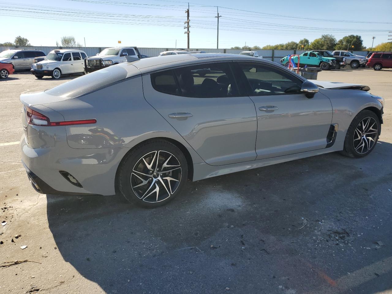 2022 KIA Stinger VIN KNAE35LD2N6117282 Copart auction photo, front end damage thumbnail 3