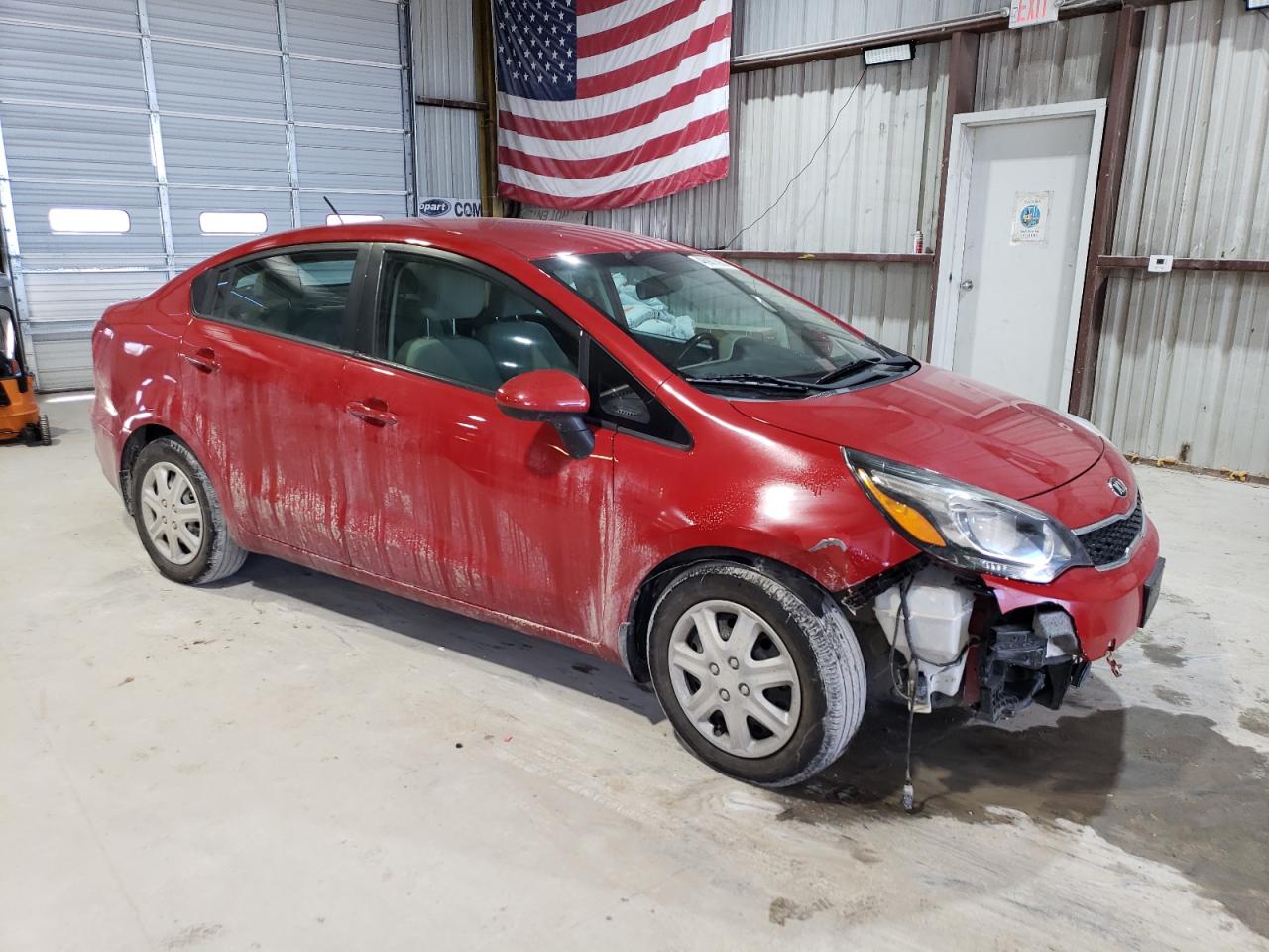 2016 KIA Rio VIN KNADN4A33G6663232 Copart auction photo, front end damage thumbnail 4