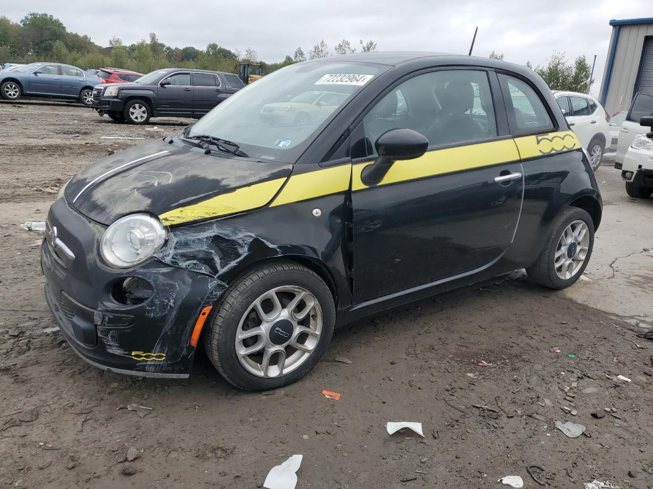 2015 Fiat 500 VIN 3C3CFFAR3FT607733