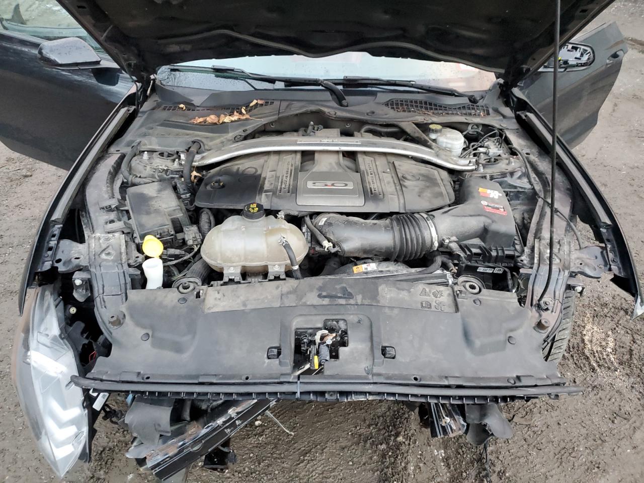 2018 Ford Mustang VIN 1FA6P8CF6J5120139 Copart auction photo, front end / mechanical damage thumbnail 11