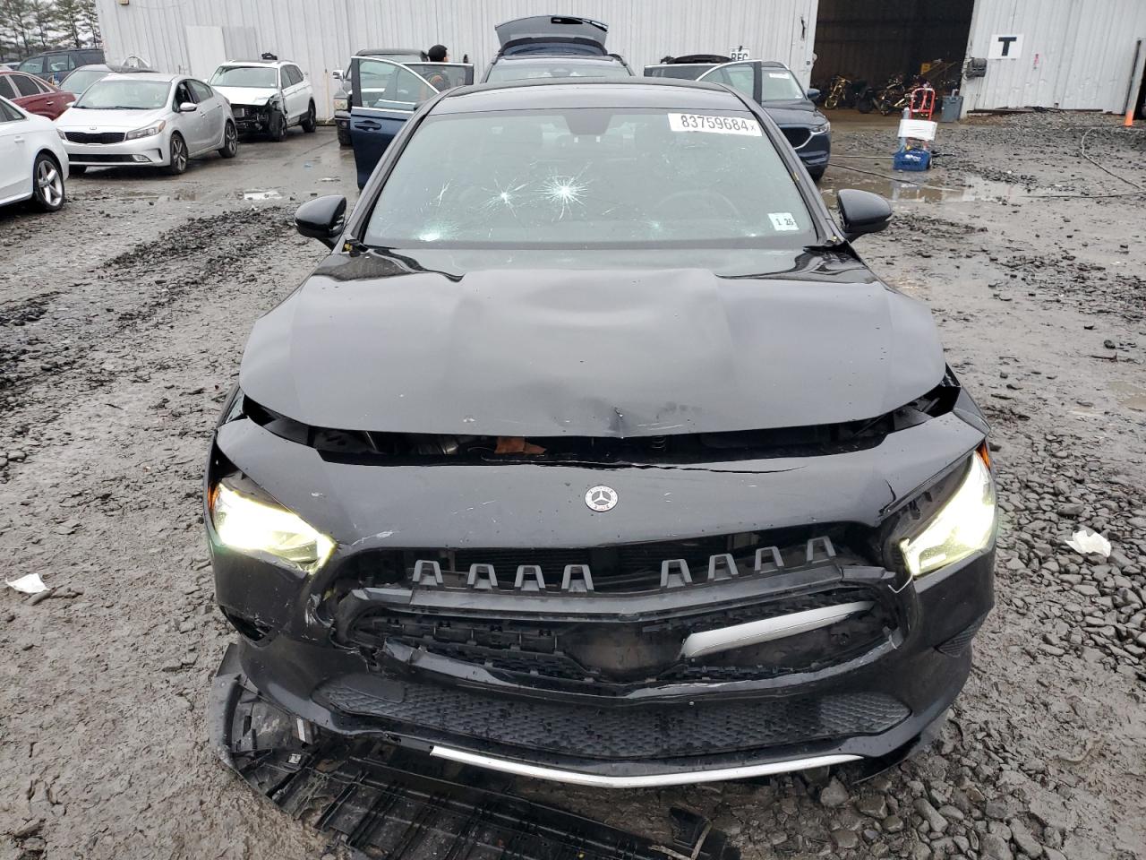 2021 Mercedes-Benz CLA-klasse VIN W1K5J4HB3MN189791 Copart auction photo, front end / minor dent/scratches damage thumbnail 5