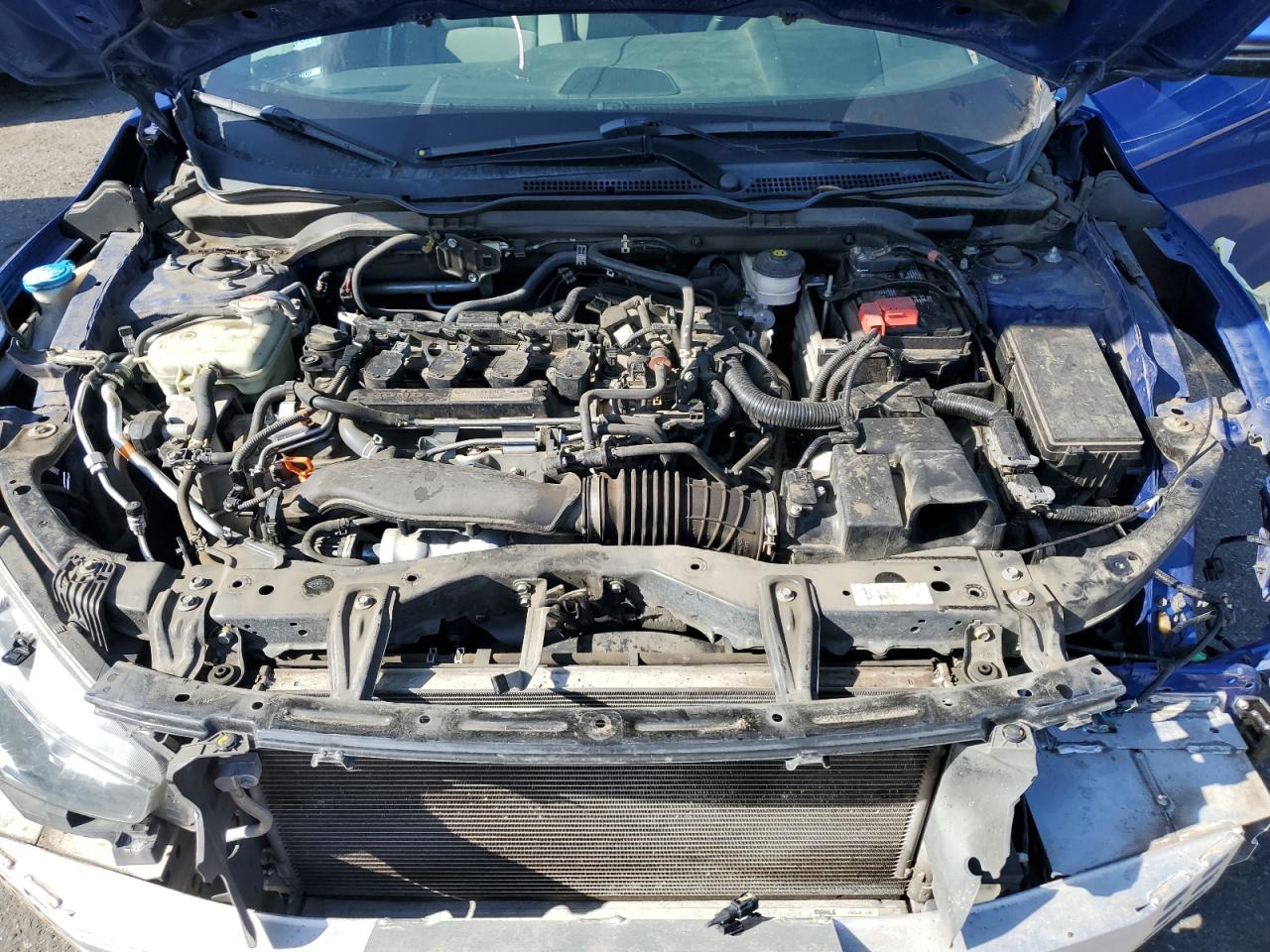 2018 Honda Civic VIN 2HGFC3B30JH355646 Copart auction photo, undercarriage / front end damage thumbnail 11