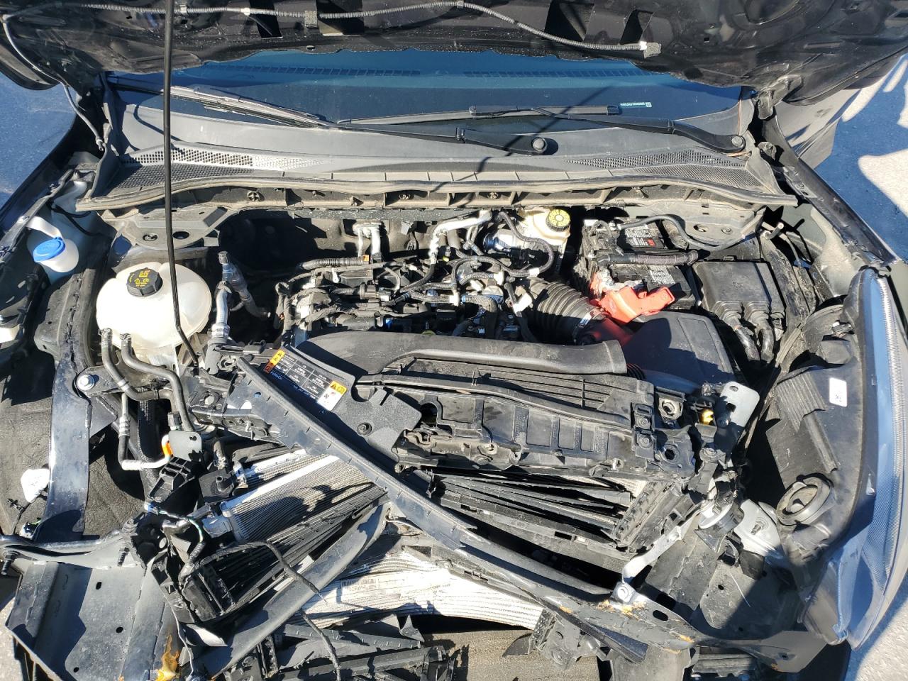 2022 Ford Escape VIN 1FMCU0G61NUA53958 Copart auction photo, front end / undercarriage damage thumbnail 12