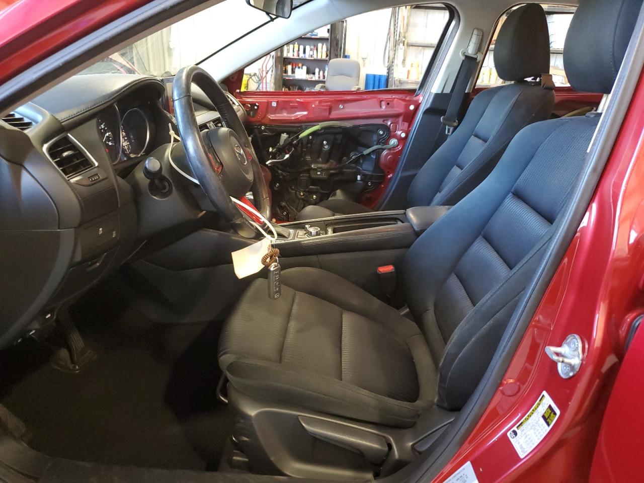 2017 Mazda 6 VIN JM1GL1U51H1123457 Copart auction photo, side / rear end damage thumbnail 7