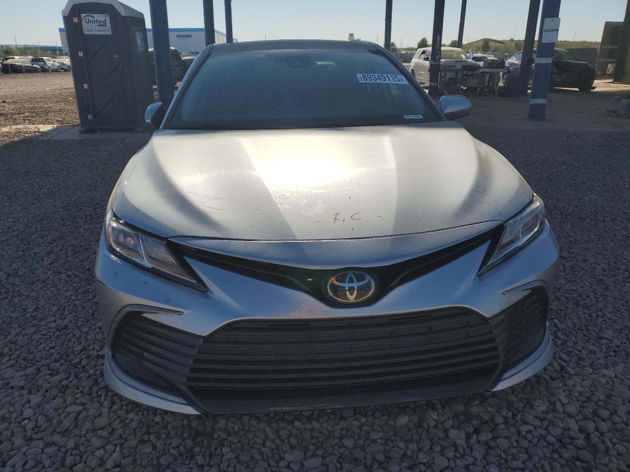 2022 Toyota Camry VIN 4T1C11AK1NU671737 Copart auction photo, rear end / side damage thumbnail 5