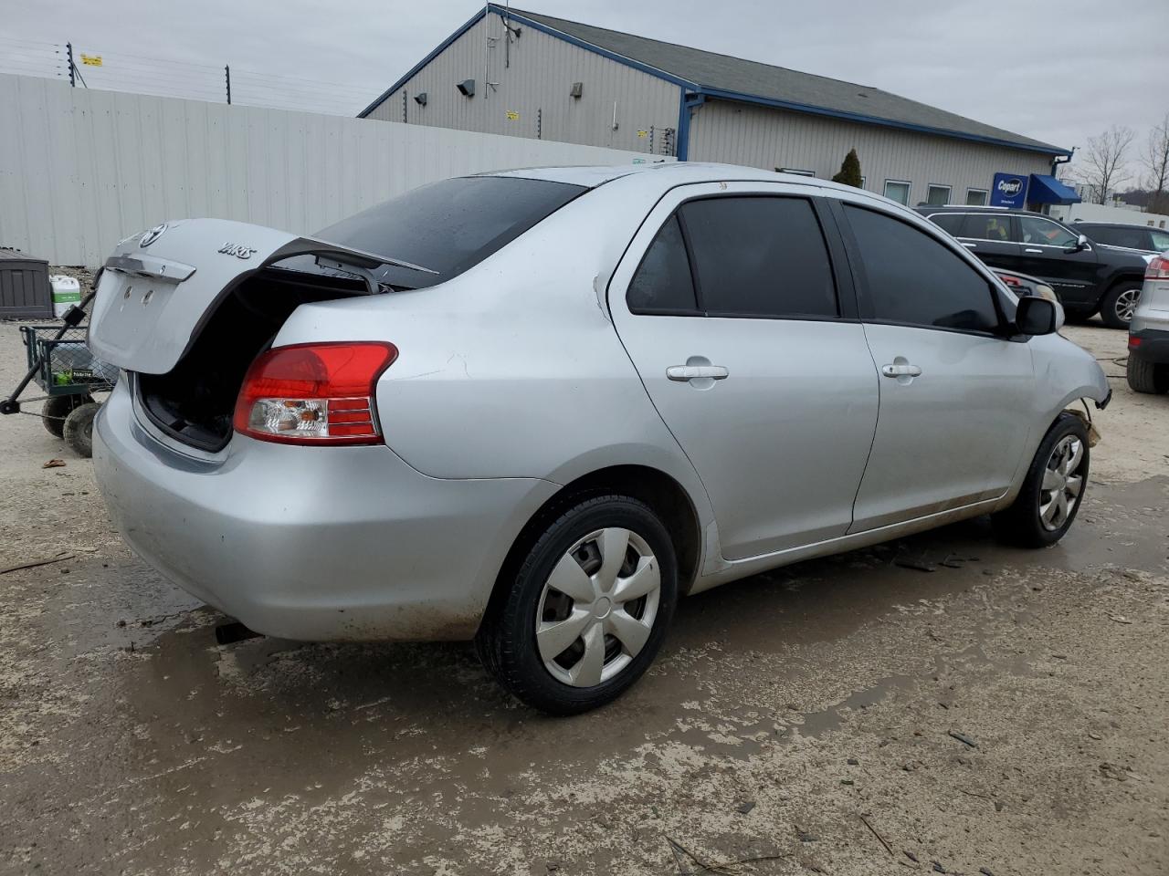 2007 Toyota Yaris VIN JTDBT923871102095 Copart auction photo, rollover damage thumbnail 3