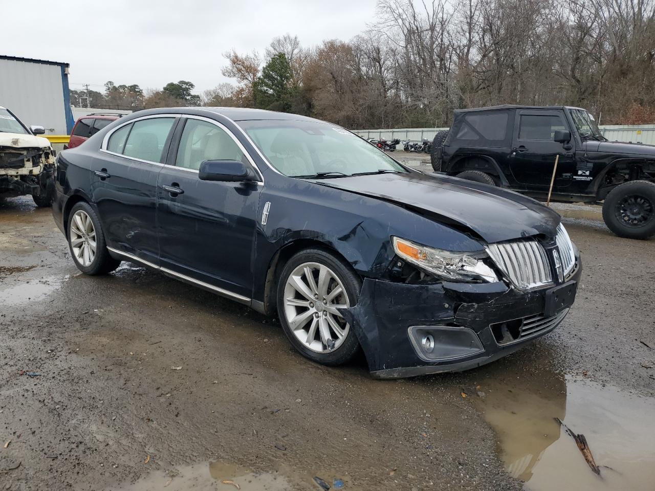 2009 Lincoln MKS VIN 1LNHM94R19G607867 Copart auction photo, front end damage thumbnail 4