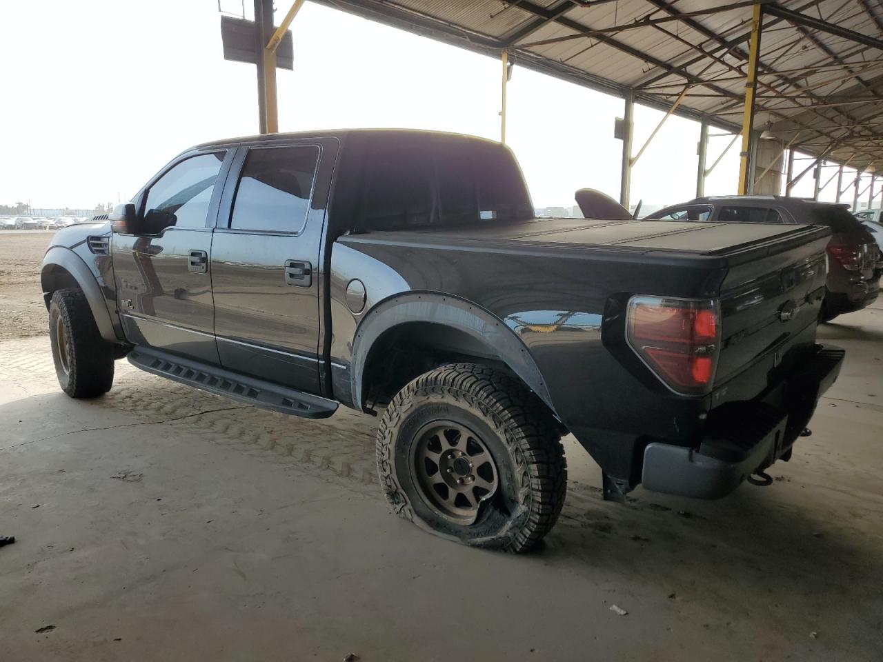 2013 Ford F-150 VIN 1FTFW1R6XDFA31314 Copart auction photo, rear end / mechanical damage thumbnail 2