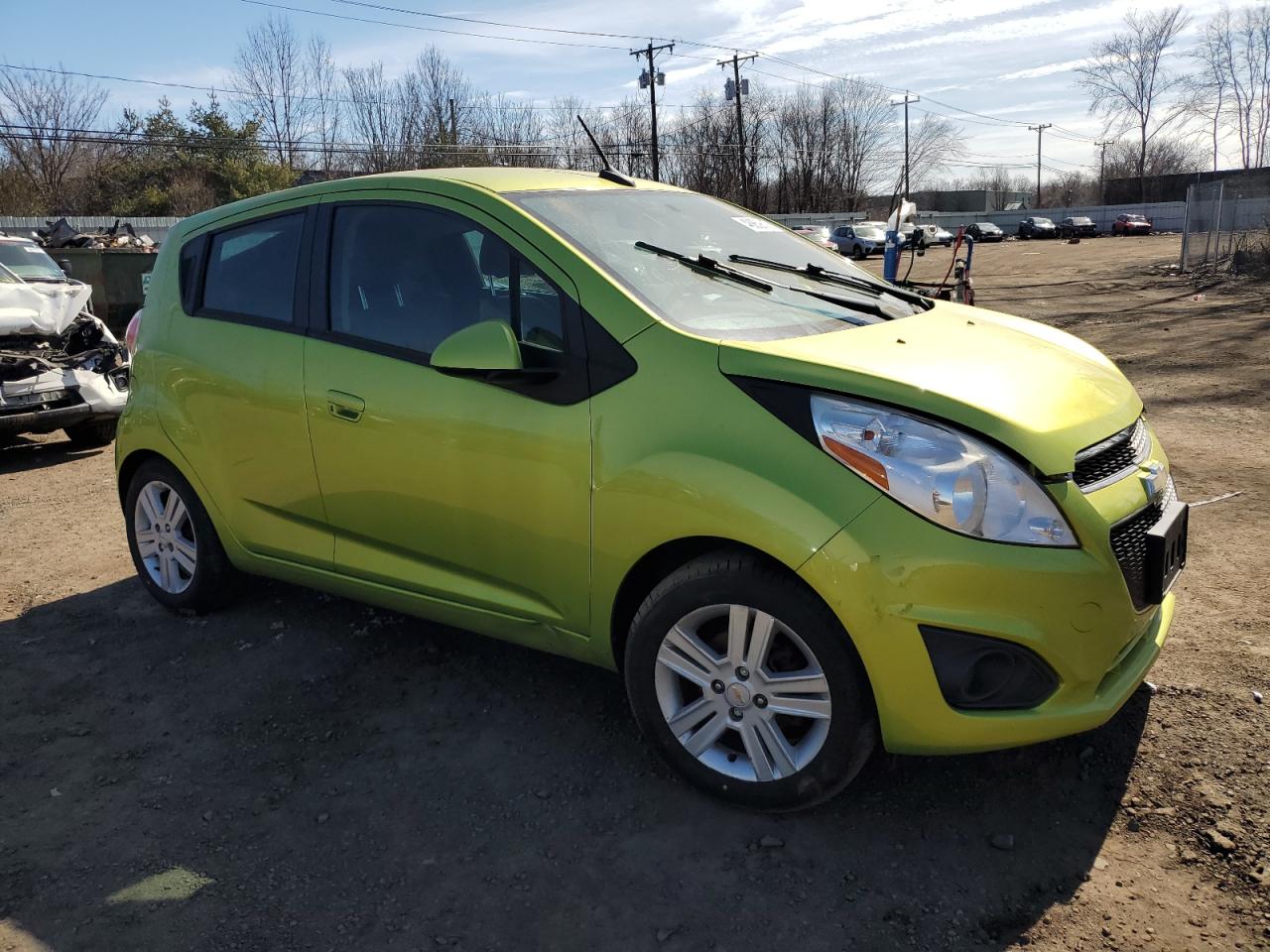 2013 Chevrolet Spark VIN KL8CD6S9XDC554904 Copart auction photo, rear end / minor dent/scratches damage thumbnail 4