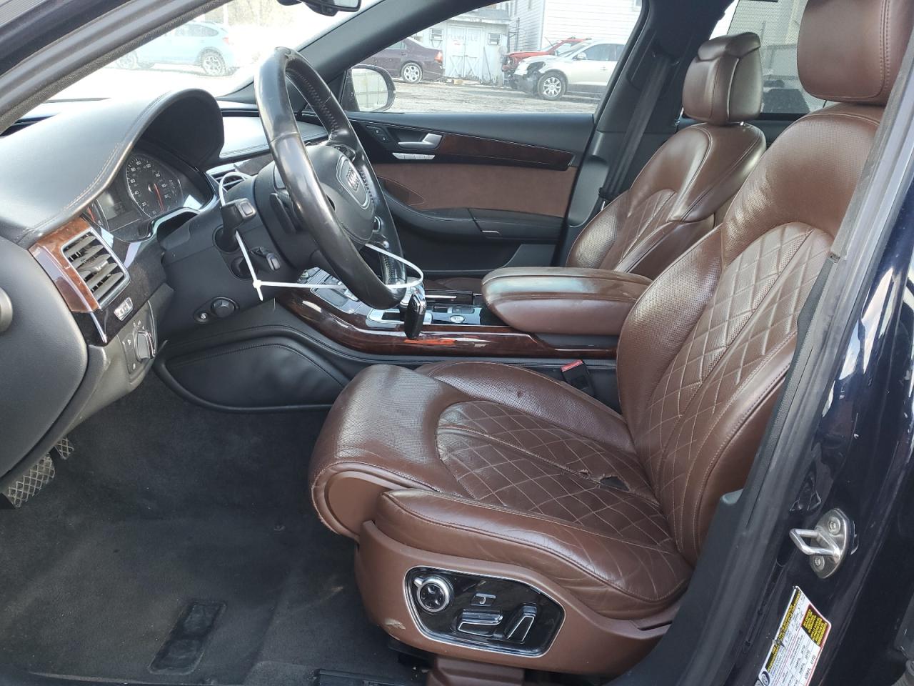 2013 Audi A8 VIN WAURGAFD2DN029976 Copart auction photo, front end damage thumbnail 7
