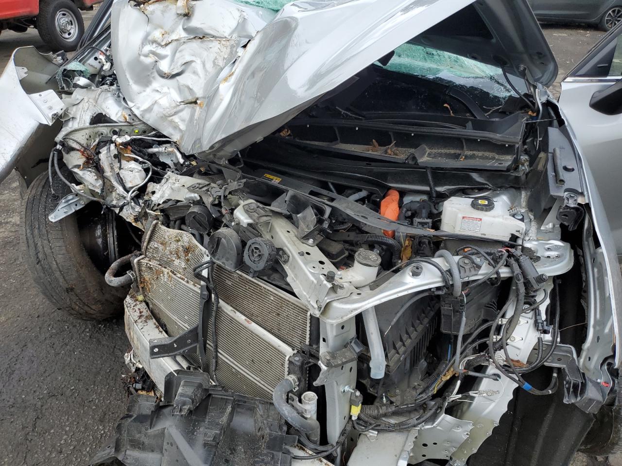 2023 Toyota Highlander VIN 5TDKBRCH3PS574852 Copart auction photo, front end / side damage thumbnail 13