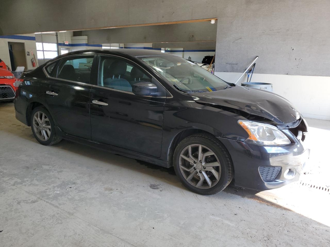 2013 Nissan Sentra VIN 3N1AB7AP4DL700747 Copart auction photo, front end / mechanical damage thumbnail 4