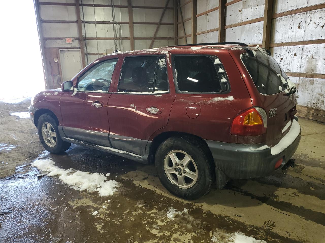 2003 Hyundai Santa Fe VIN KM8SC73E03U515508 Copart auction photo, front end damage thumbnail 2