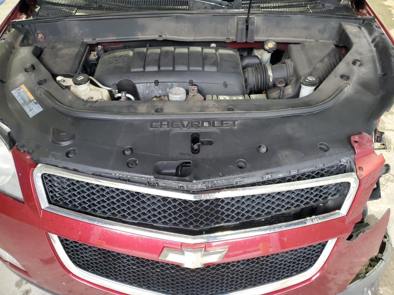 2011 Chevrolet Traverse VIN 1GNKVJED3BJ118950 Copart auction photo, front end / rear end damage thumbnail 14