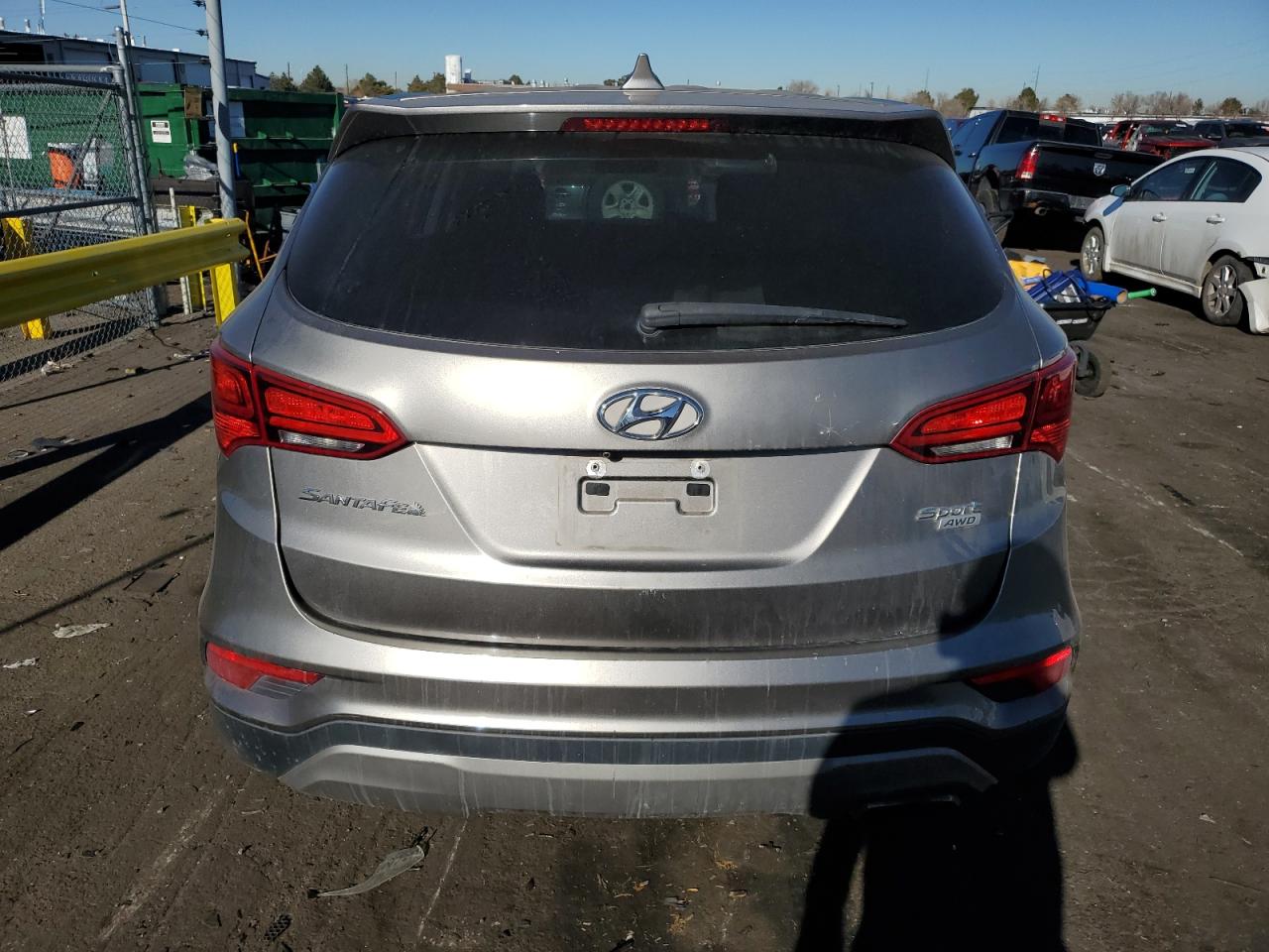2017 Hyundai Santa Fe VIN 5NMZTDLB0HH046068 Copart auction photo, biohazard/chemical damage thumbnail 6