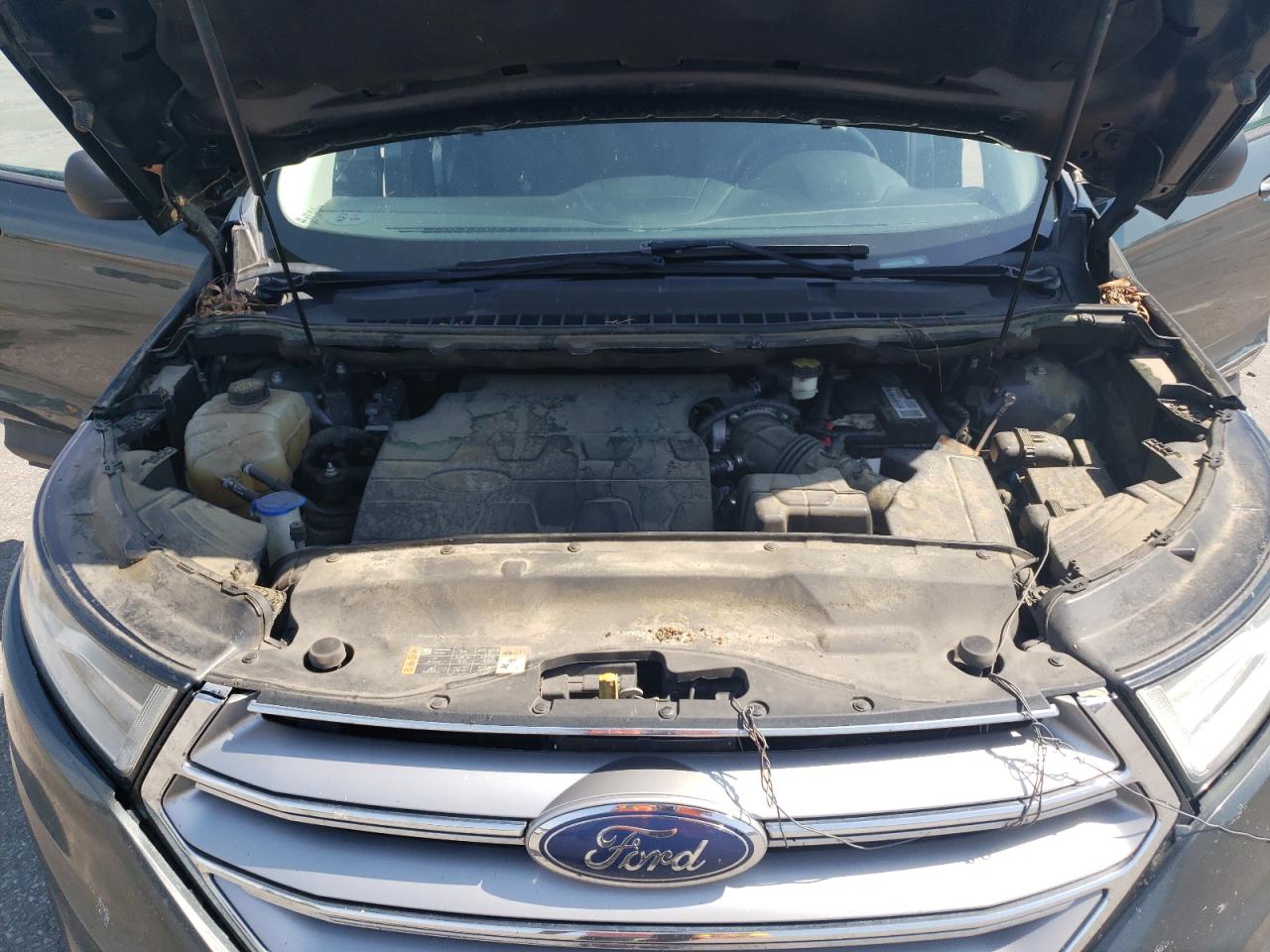 2015 Ford Edge VIN 2FMTK3G87FBB76115 Copart auction photo, all over / undercarriage damage thumbnail 14