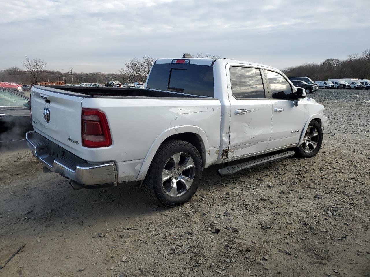 2020 RAM 1500 VIN 1C6SRFJTXLN236874 Copart auction photo, undercarriage / all over damage thumbnail 3